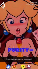 Bowser x Peach: Superstar Sexting Scrin 5