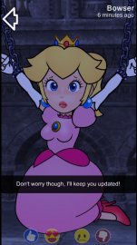 Bowser x Peach: Superstar Sexting Scrin 4